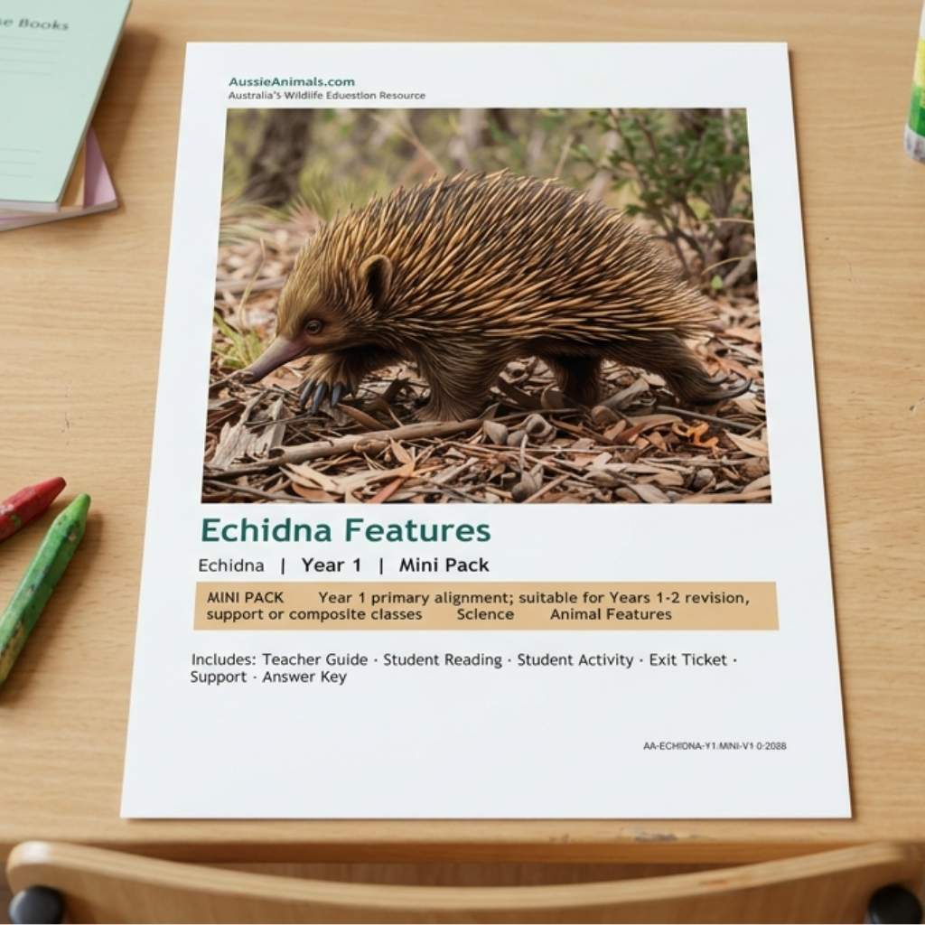 Echidna Features Mini Pack — Year 1 Science