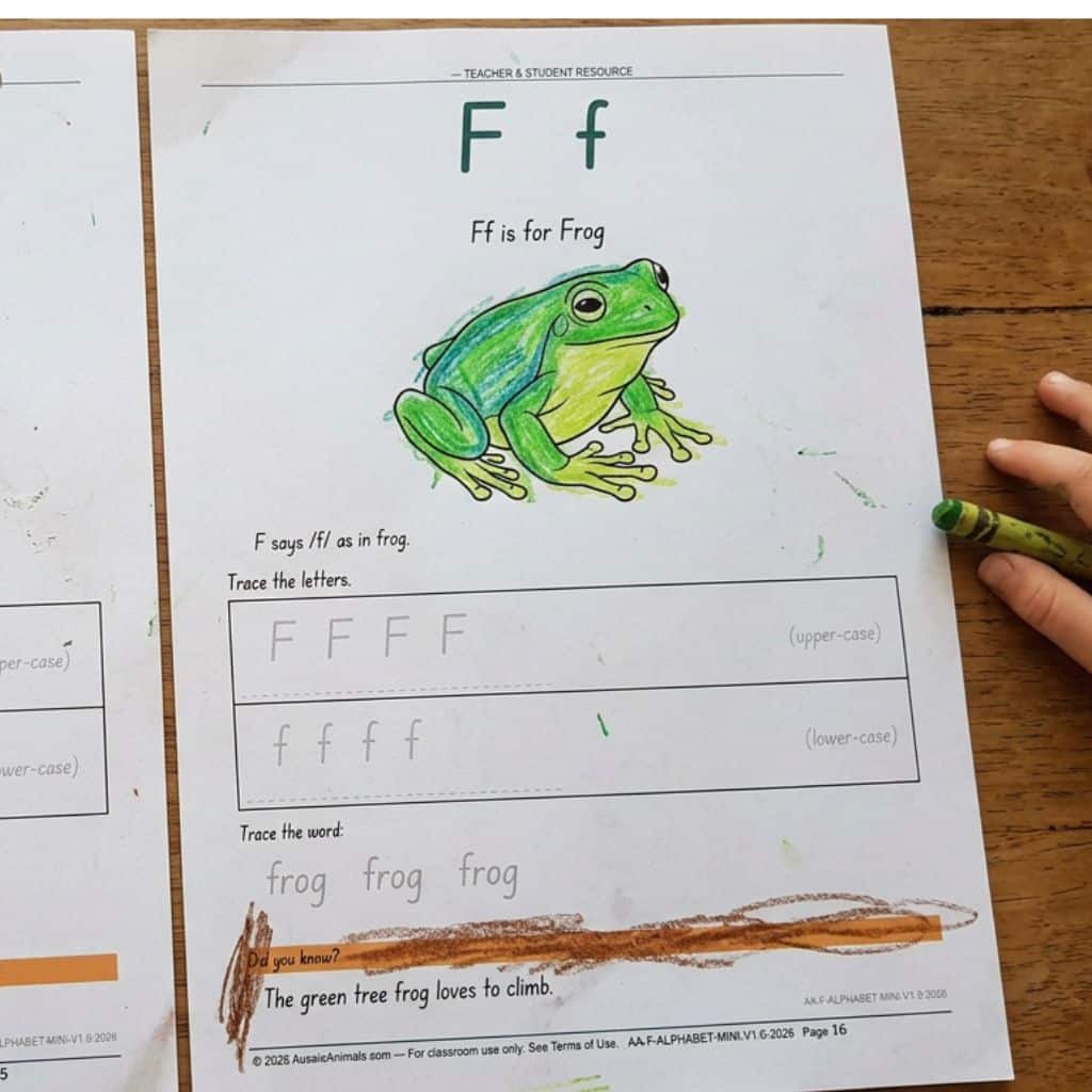 AA-F-ALPHABET-MINI-Worksheet