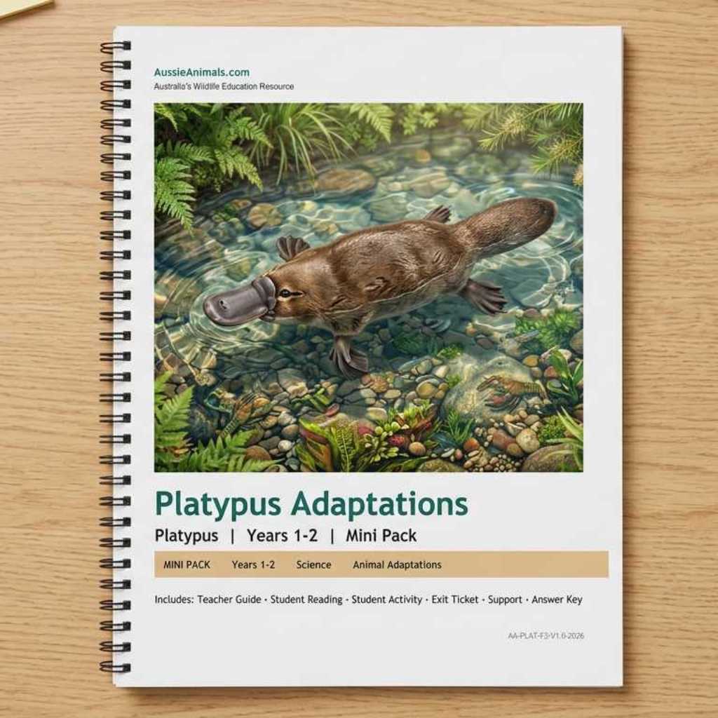 Platypus Adaptations Mini Pack — Year 1 Science